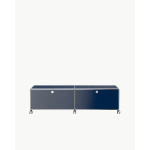 USM Haller - Media 218 m/hjul - Steel Blue - utstillingssalg